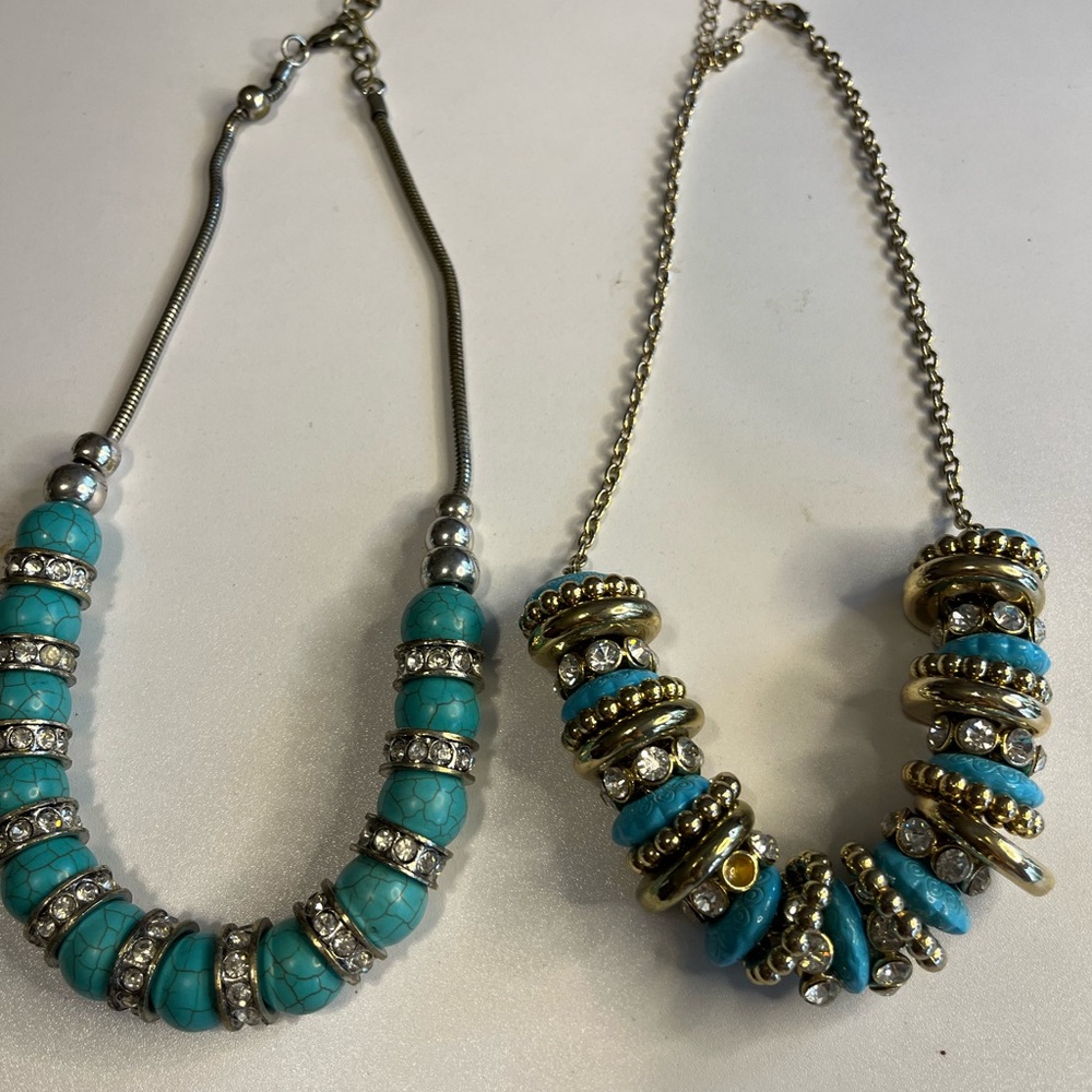 2 Necklaces Tour Quotes Color With Bling